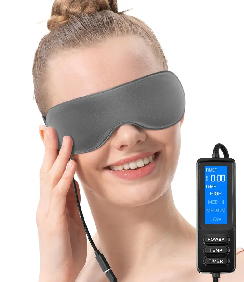Masque Oeil Chauffant Aroma Season — Chaleur Apaisante, Contrôle T° et Lavable