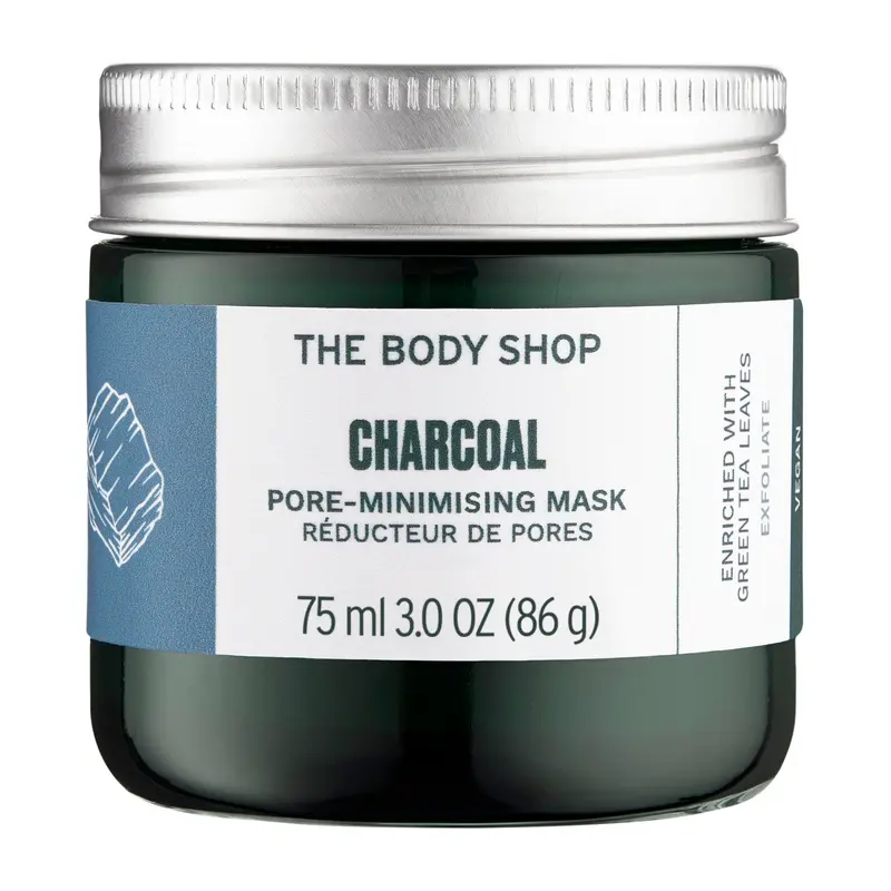 Masque purifiant au charbon The Body Shop – pores, argile, 75 ml