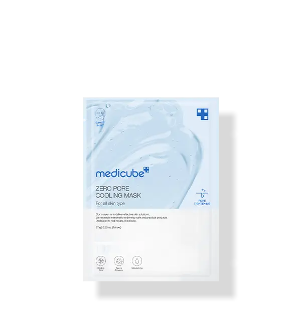 Masque rafraîchissant medicube Zero Pore 27 g x 5