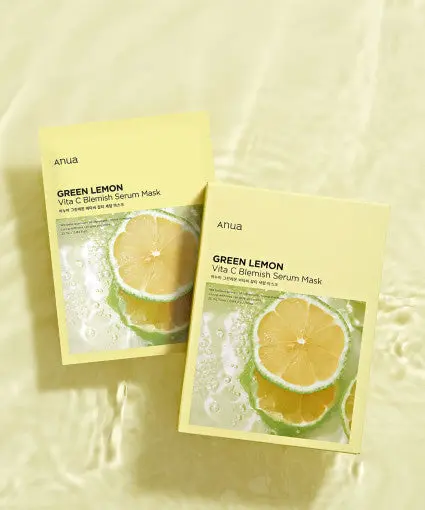Masque sérum anti-imperfections Anua Citron Vert Vita C 25 ml x 10
