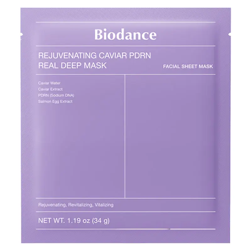 Masque Visage Biodance Caviar PDRN Hydratant et Raffermissant Intense