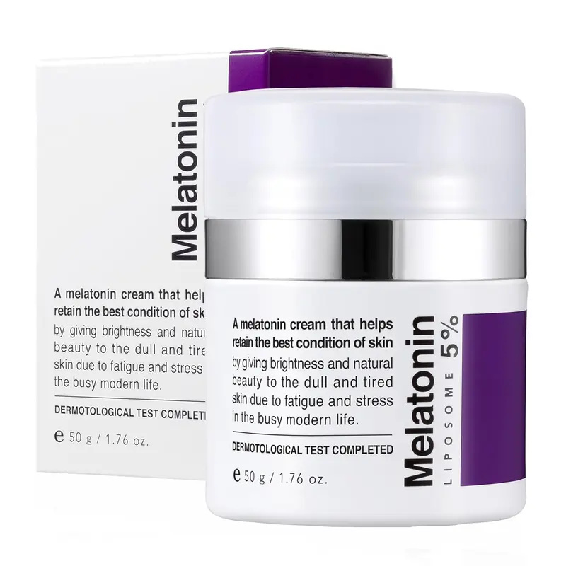 MAXCLINIC Time Return Melatonin Cream | Crème hydratante visage pour peau sèche et fatiguée | Mélatonine liposomes 50 000 ppm, 1,76 oz