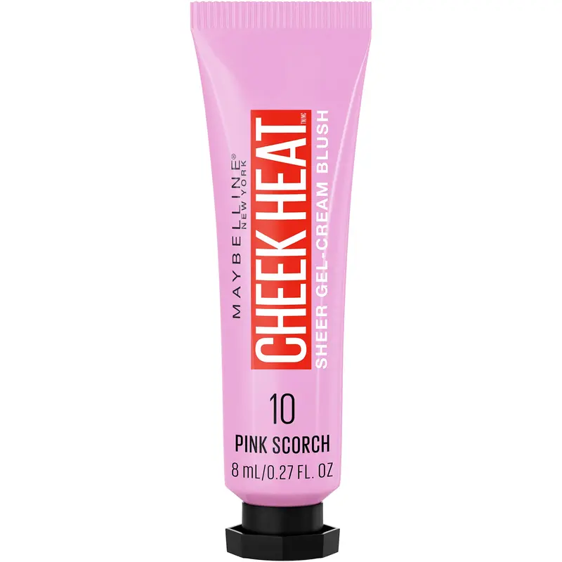 Maybelline Cheek Heat Gel-Cream Blush – Teint naturel et fini rosé, sans huile, 6 teintes