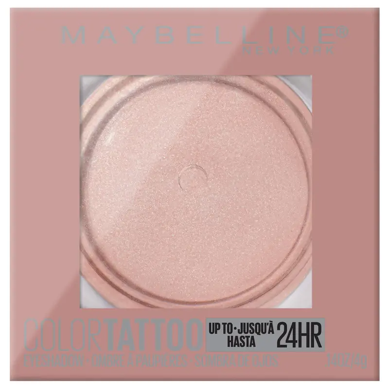 Maybelline Color Tattoo – Ombre crème waterproof, résistante aux plis et tenue 24h, Socialite, 0,14 oz
