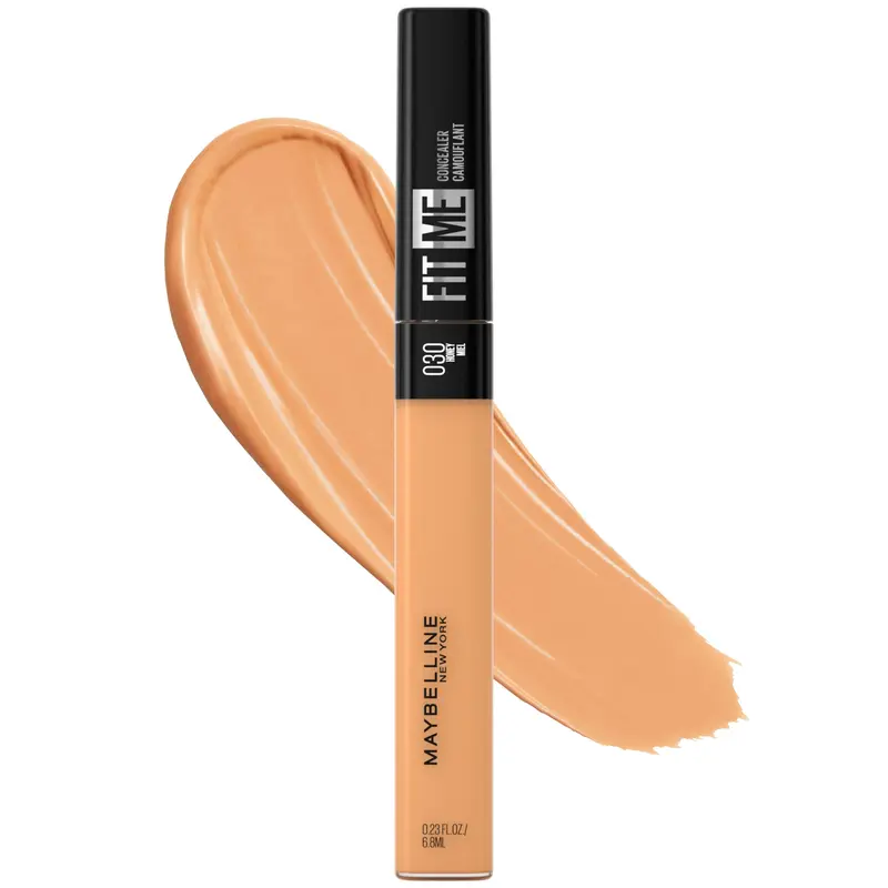 MAYBELLINE Fit Me – Correcteur Liquide, Couvrance Naturelle, Sans Huile, Teinte Miel, 1 Unité
