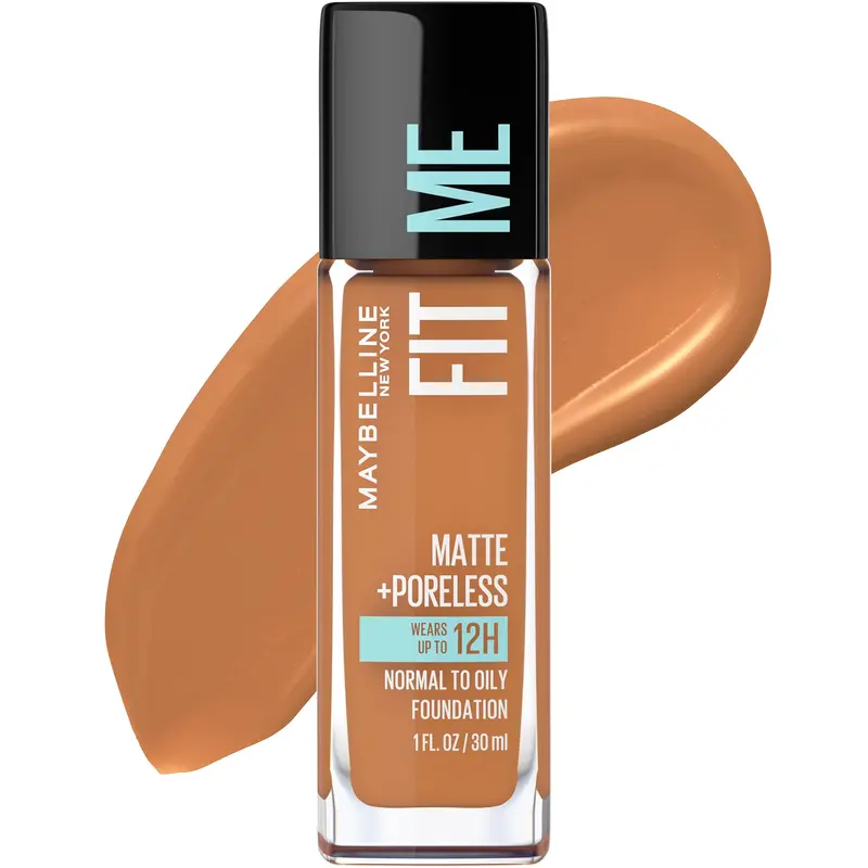 Maybelline Fit Me Matte + Poreless Fond de Teint Liquide Sans Huile Cappuccino