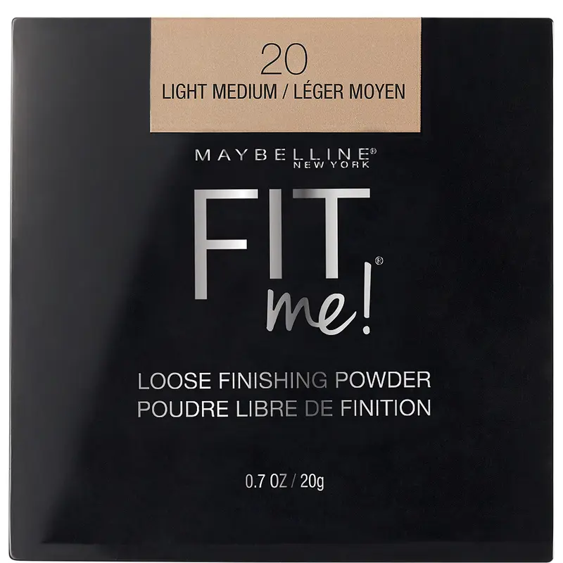 Maybelline Fit Me Poudre Libre — Finition légère, teinte Clair-Moyen, 1 unité