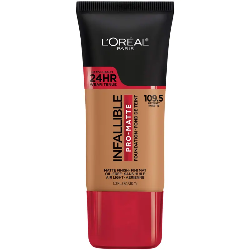 Maybelline Infallible Pro-Matte Fond de Teint – Hazelnut Beige, longue tenue demi-matte, 30 ml