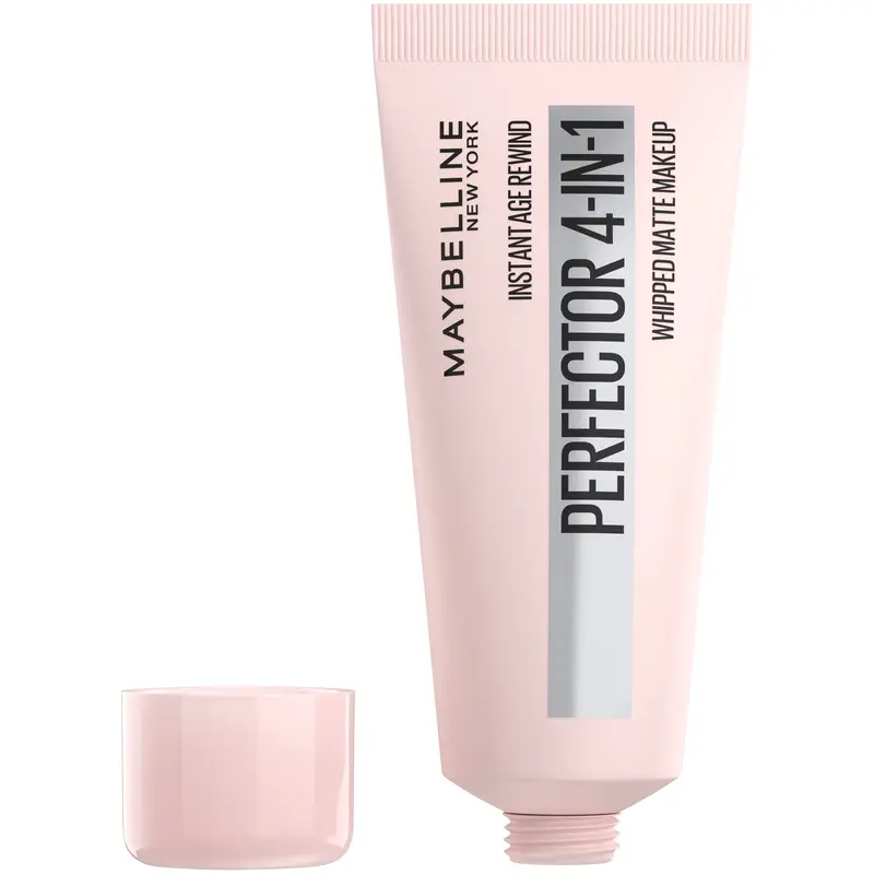 Maybelline Instant Age Rewind 4-en-1 Matte – Teinte 04 Moyen-Profond – Base, Correcteur et BB en Un Seul Pas