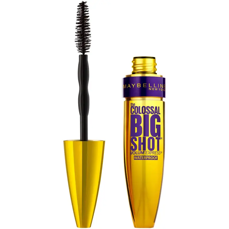 Maybelline New York Volum' Express The Colossal Waterproof – Noir Très Profond, 9,8 ml