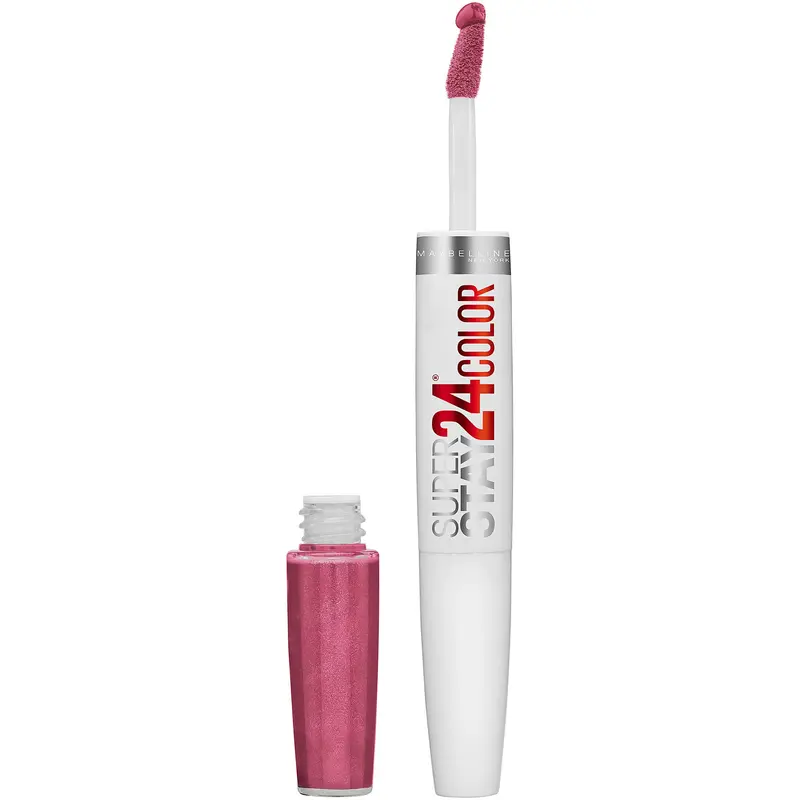 Maybelline Super Stay 24 – Rouge liquide 2 étapes longue durée, hydratant, rose