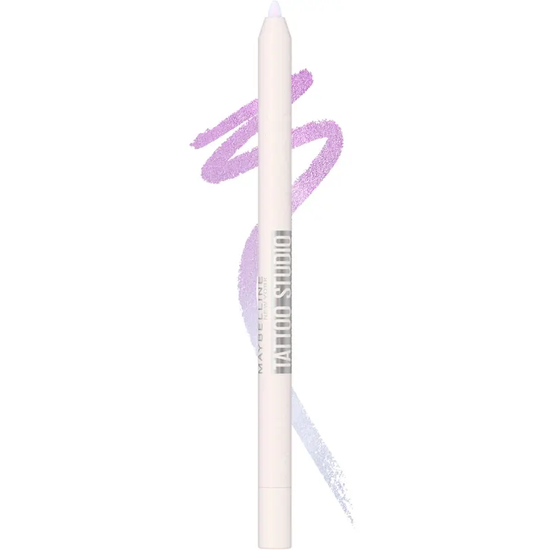 MAYBELLINE Tattoo Studio Crayon Contour des Yeux Waterproof – Longue Tenue jusqu'à 36h, Stardust Chrome