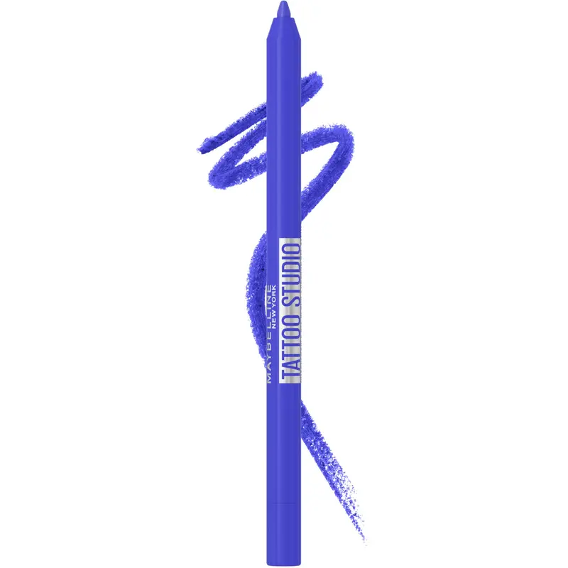 MAYBELLINE Tattoo Studio Crayon Gel Waterproof – Cobalt Galactique, 1 unité