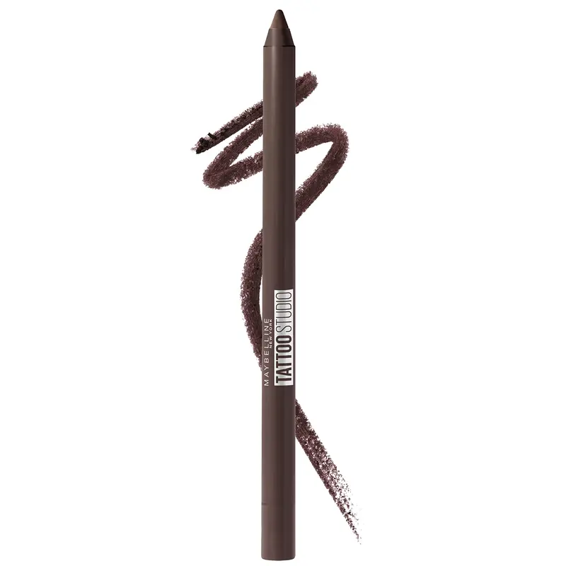 Maybelline TattooStudio Crayon Yeux Waterproof – Brun Intense, 36H