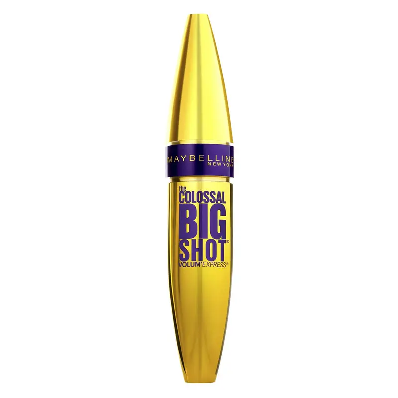 Maybelline Volum’Express Colossal Big Shot Mascara – Noir Intense, 0,33 oz | Volume dramatique sans paquets
