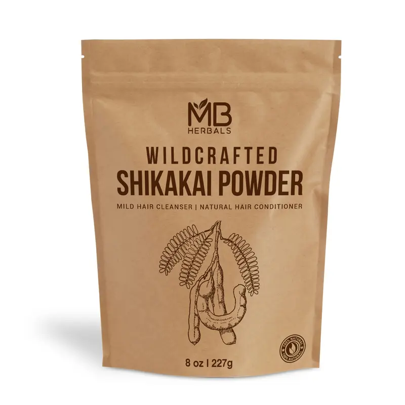 MB Herbals Poudre Shikakai | 227 g – Nettoyant capillaire naturel et doux