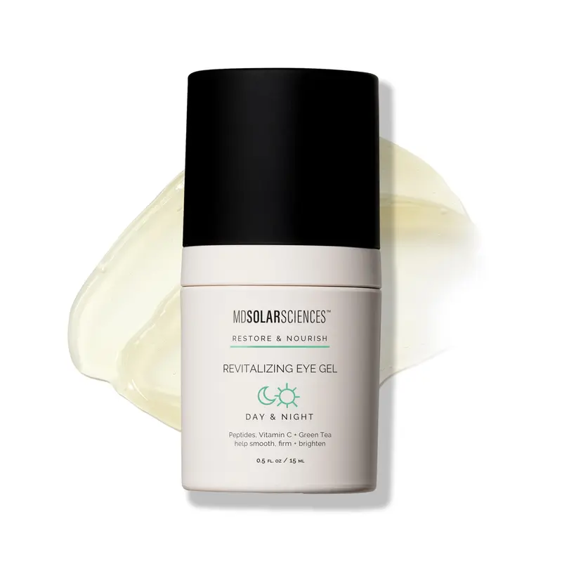 MDSolarSciences Gel Yeux Revitalisant | Anti-âge et Éclat du Regard | 15 ml