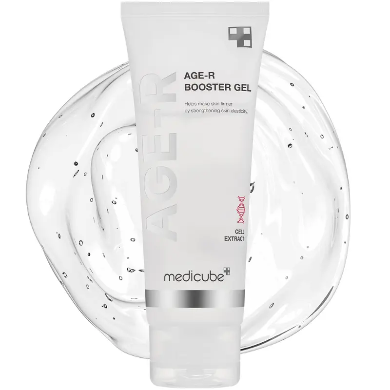 Medicube Age-R Booster Gel Sérum — Gel hydratant nourrissant pour peau, avec extrait végétal et hyaluronique