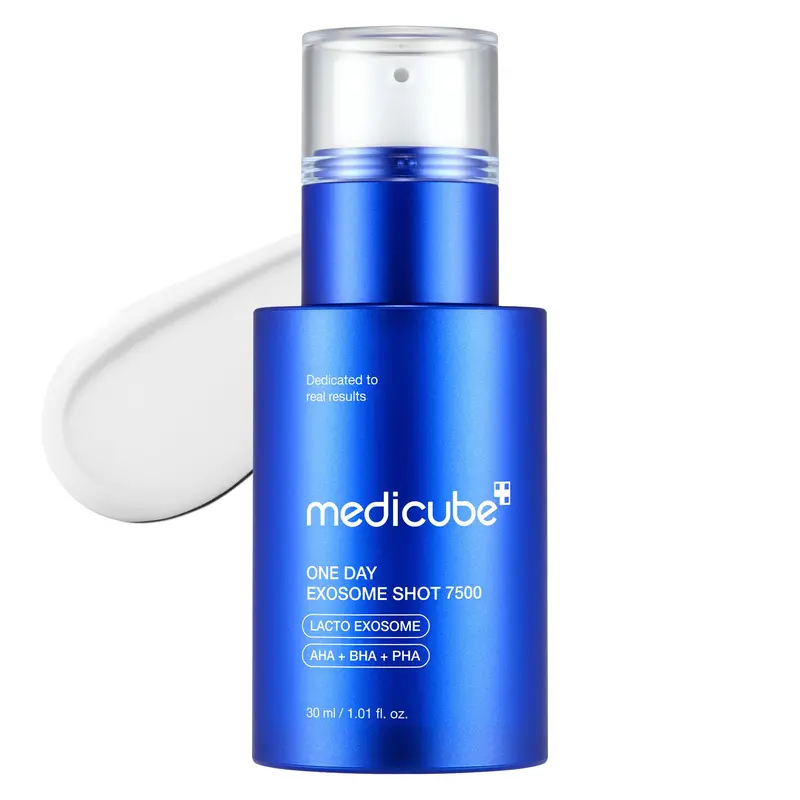 Medicube Exosome Shot Zero 7500 PPM Sérum Spicule – Booster Liquide pour la peau | Exosome, AHA+BHA+PHA | Soin des pores et texture | Soin coréen, 30 ml