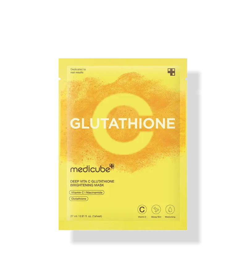 medicube Masque éclaircissant au glutathion et à la vitamine C Deep Vita 27 x 5 unités