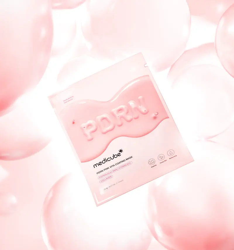 medicube PDRN Masque à revêtement rose Vita 22 g x 5