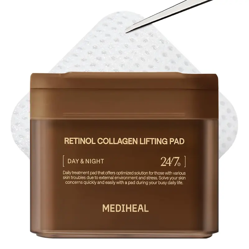Mediheal Tampons Tonifiants Rétinol – Lift et Fermeté de la Peau (100 unités)