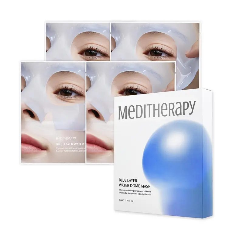 MEDITHERAPY Bluelayer Masque Hydrogel Dôme — Soin nocturne hydratant et raffermissant