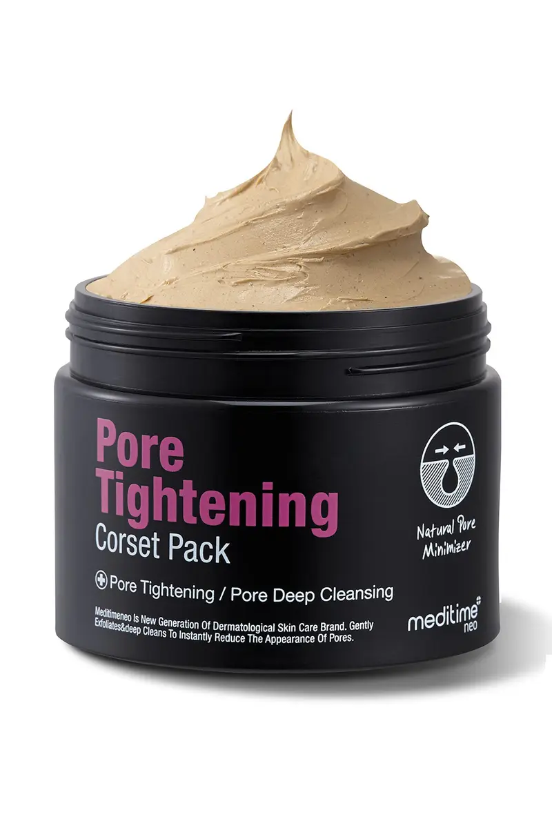 Meditime Pore Corset Pack – Soin Argile Coréen pour Pores et Sébum