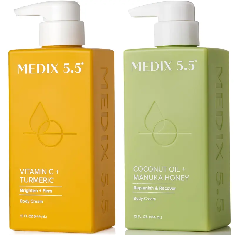 Medix 5.5 Crème Vitamine C éclaircissante + Hydratant Coco – Coffret Soin Visage et Corps 2 pièces