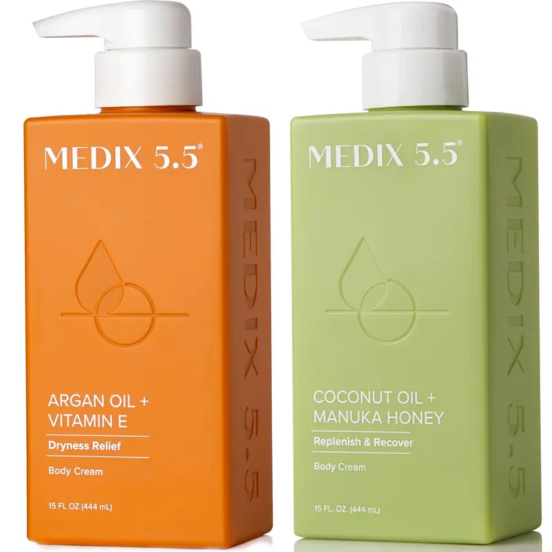 Medix 5.5 Huile d'Argan + Huile de Coco – Coffret Soin Hydratant Visage et Corps (2 pièces)