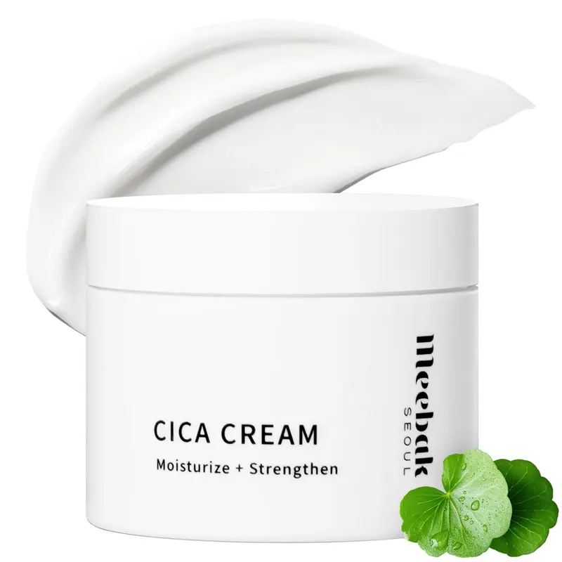 Meebak Cica Cream | Hydratation quotidienne avec Niacinamide, Ceramides et Retinol