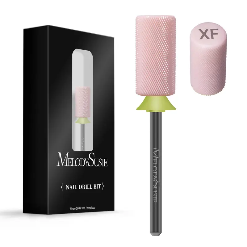 MelodySusie Bit Nail Céramique Barillet Large Chamfer 3/32'' Rose – Manucure-Pédicure Pro ou Débutant