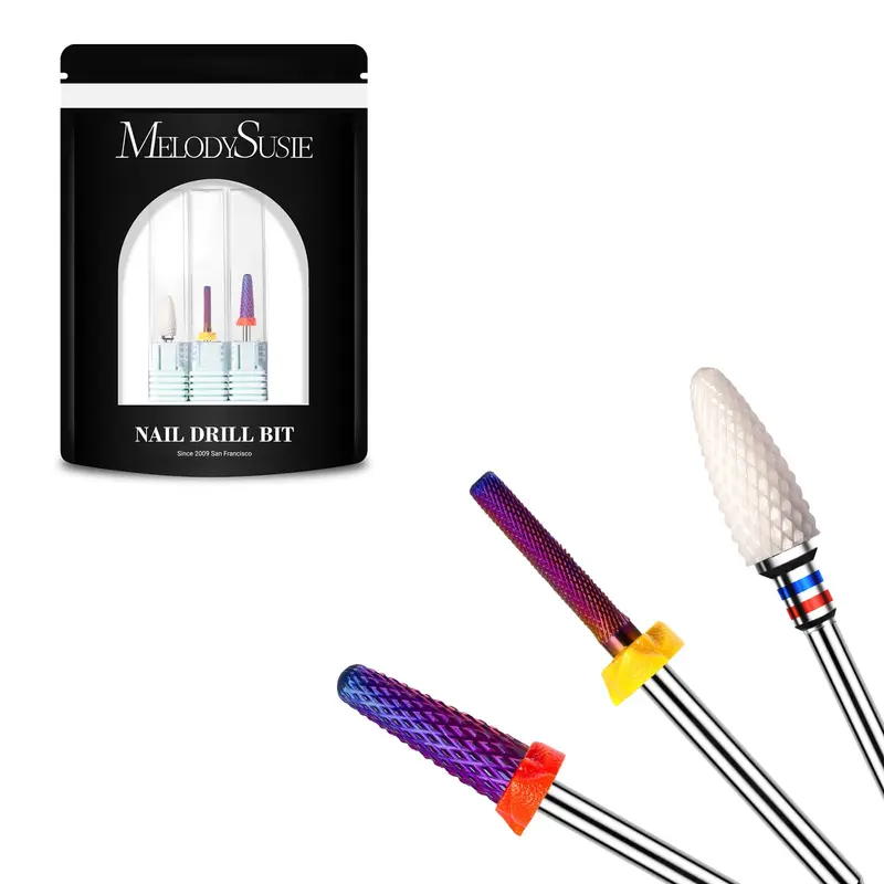 MelodySusie – Ensemble de 3 mèches pour ongles