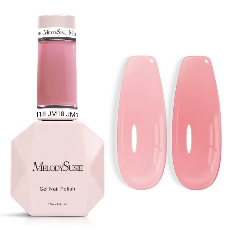 MelodySusie Jeweliver Vernis Gel Rose Pâle Milky – Nude Pastel 0,5 fl.oz JM18