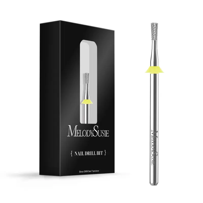 MelodySusie Mèche Inversée Évasée R-Cut 2,3 mm – Carbure Professionnel pour Ongles