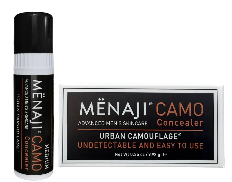 MËNAJI CAMO Correcteur-stick pour hommes – couvrance naturelle, teinte Medium