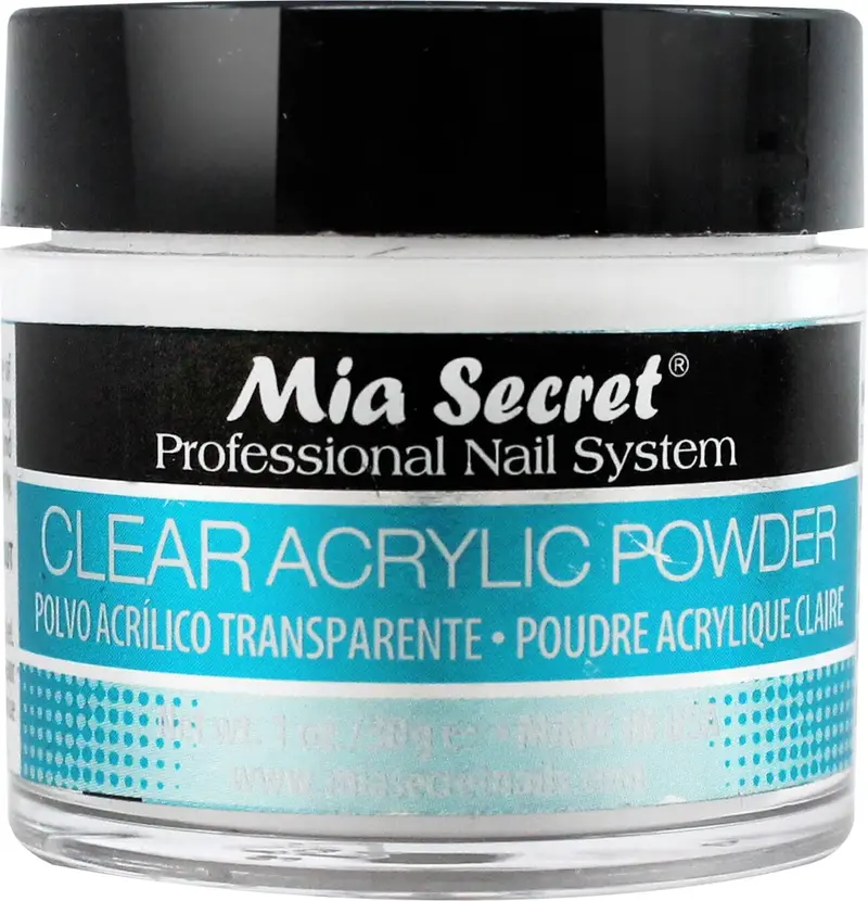 Mia Secret Poudre Acrylique Claire – 1oz | Ongles Professionnels