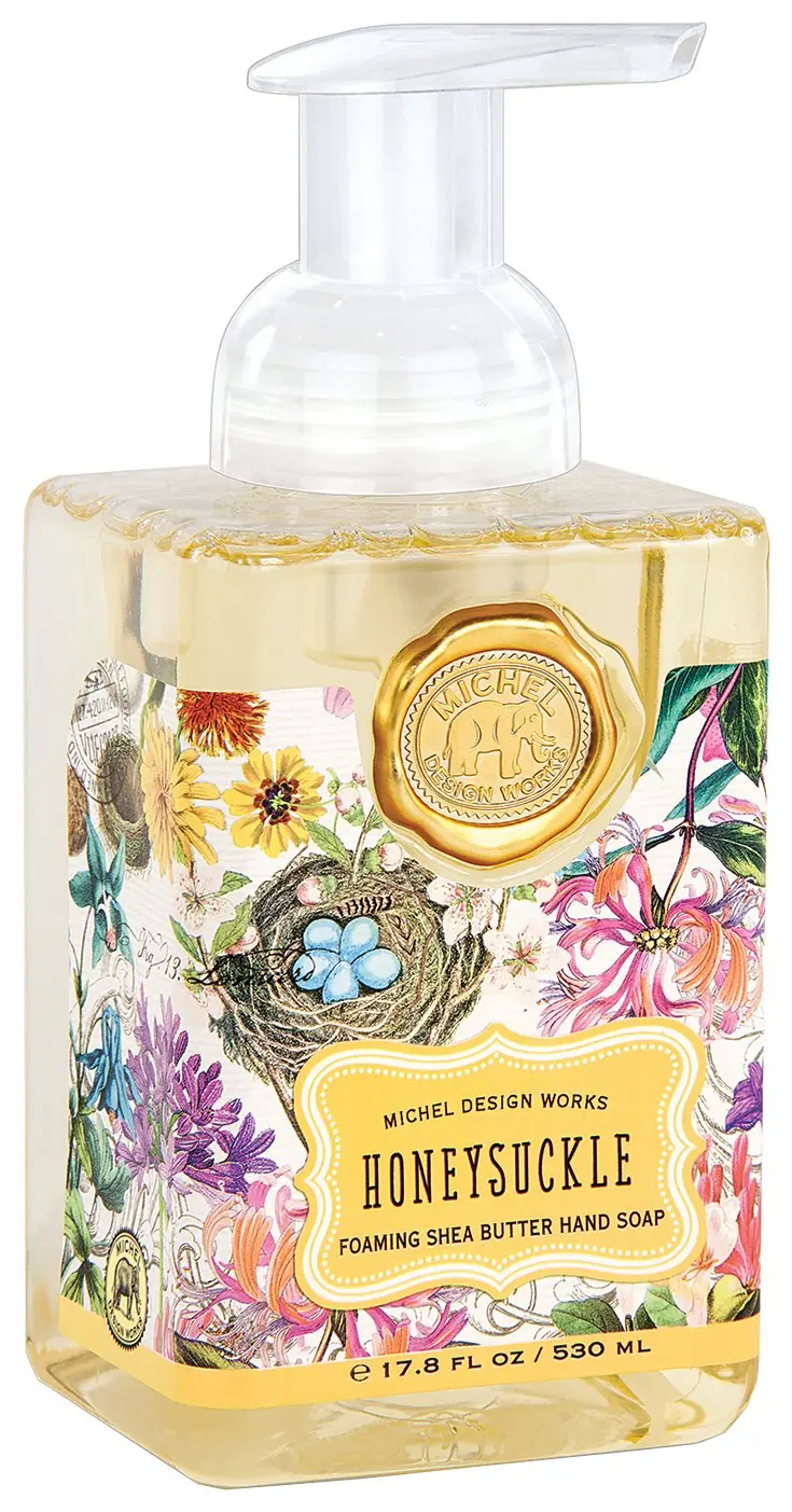Michel Design Works Savon Mousse pour les Mains au Chèvrefeuille – 17,8 oz