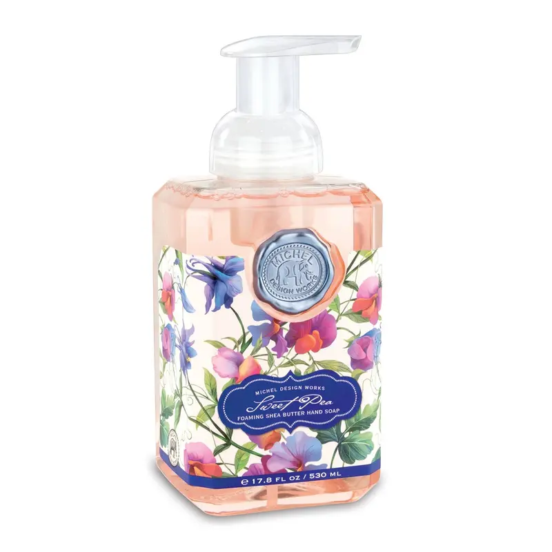 Michel Design Works Savon Mousse Sweet Pea – Lavage des Mains Parfumé