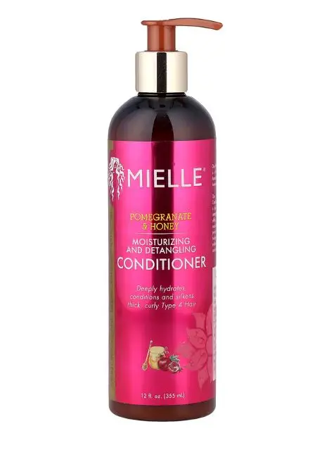 Mielle Après-shampooing hydratant et démêlant, Grenade et miel, 355 ml