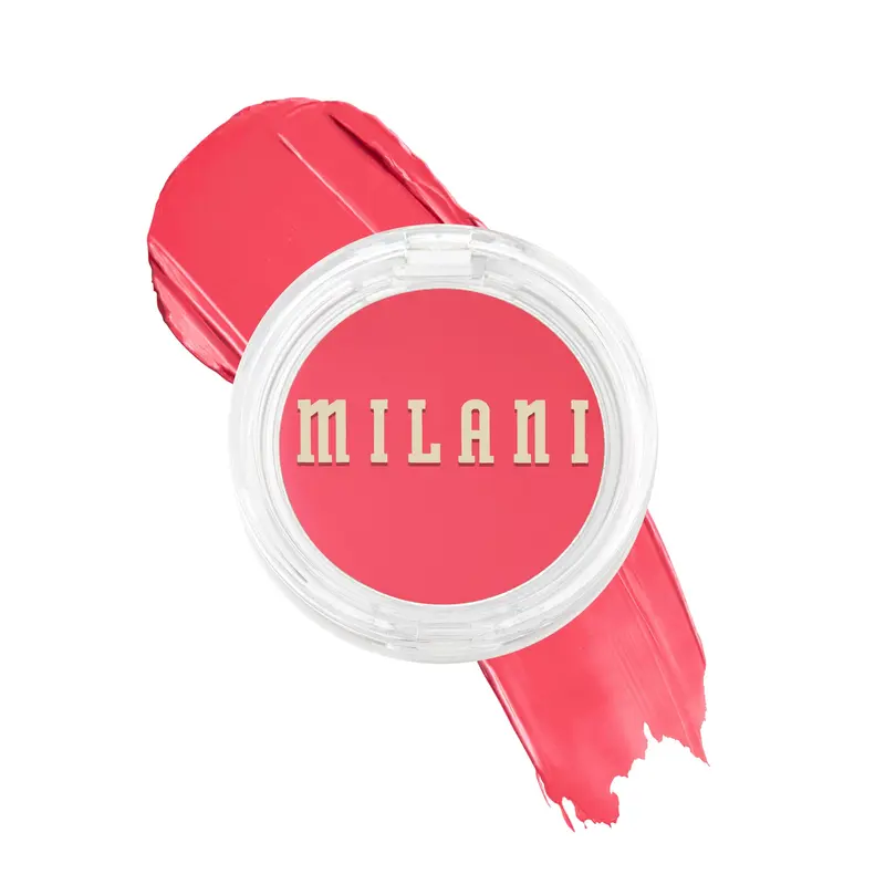 Milani Fard à Joues Crème – Teinte Corail Naturelle et Hydratante, Texture Crème-Gel pour Joues et Lèvres