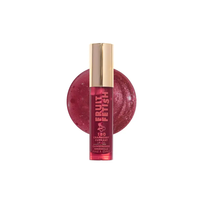 Milani Lip Oil Cranberry – Hydratation instantanée et soin des lèvres à la vitamine E