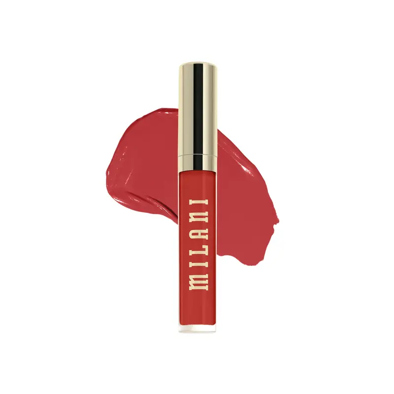 Milani Stay Put Lipstick Liquide – Couleur longue tenue, sans bavures et résistant au transfert – Teinte Unhinged