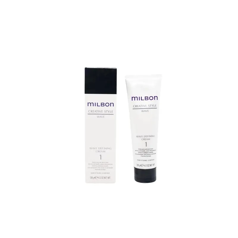 Milbon Crème Définisseur d'Ondes – Style Créatif et Définition Hydratante, 125 ml