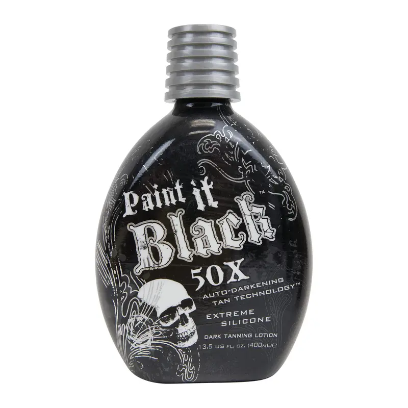 Millennium Tanning Paint It Black 50x – Crème bronzante rapide, 13 oz