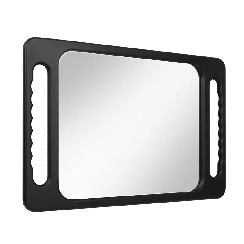 Mineloff Miroir Main Anti-Chute 16x10 — Grand Format, Double Poignée, HD Sans Distorsion