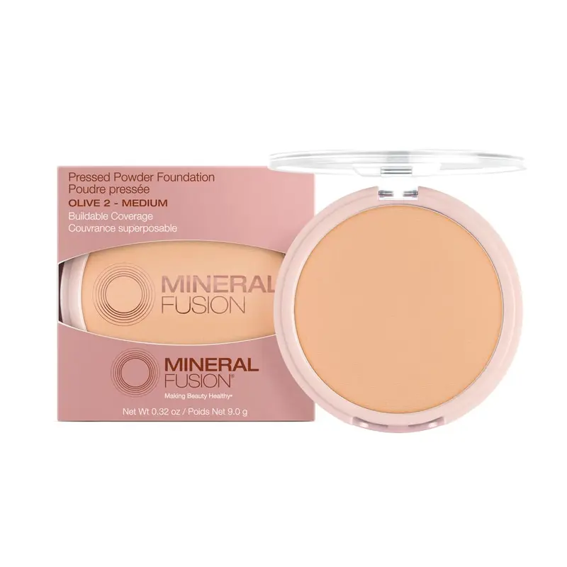 Mineral Fusion Olive 2 Poudre Pressée – Fond de Teint 0,32 oz (mf1004)