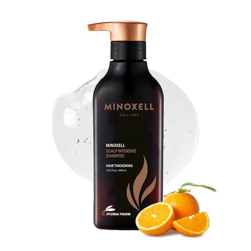 MINOXELL Shampoing Intensif Cuir Chevelu Biotine | Shampoing coréen pour densité capillaire, repousse et réparation (400 ml)