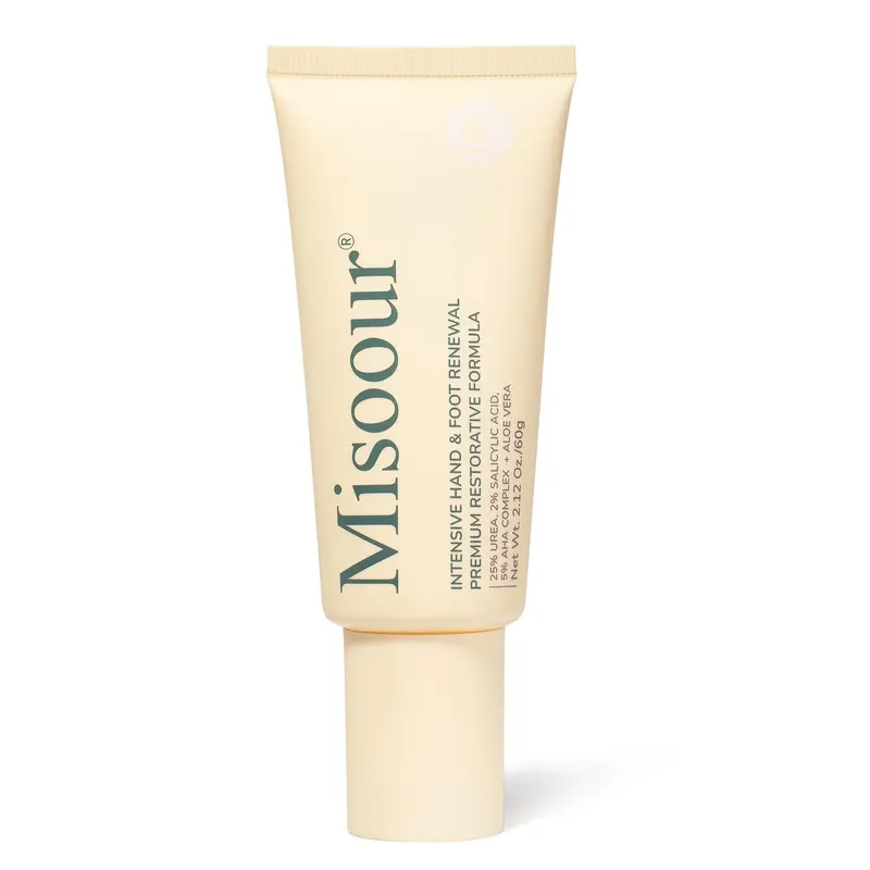 Misoour Crème Urée 25% – Acide Salicylique 2% & AHA 5% + Aloe Vera – Hydratante Non Grasse, 60 ml