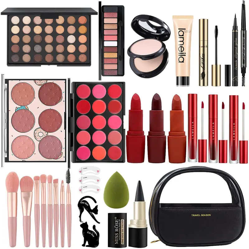 MISS ROSE M Kit Maquillage Tout-en-Un – Pour Débutants et Professionnels